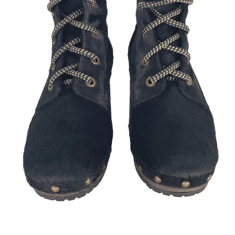 Opening Ceremony Joelle Studded Pony Hair Clog‎ Boots Size 36